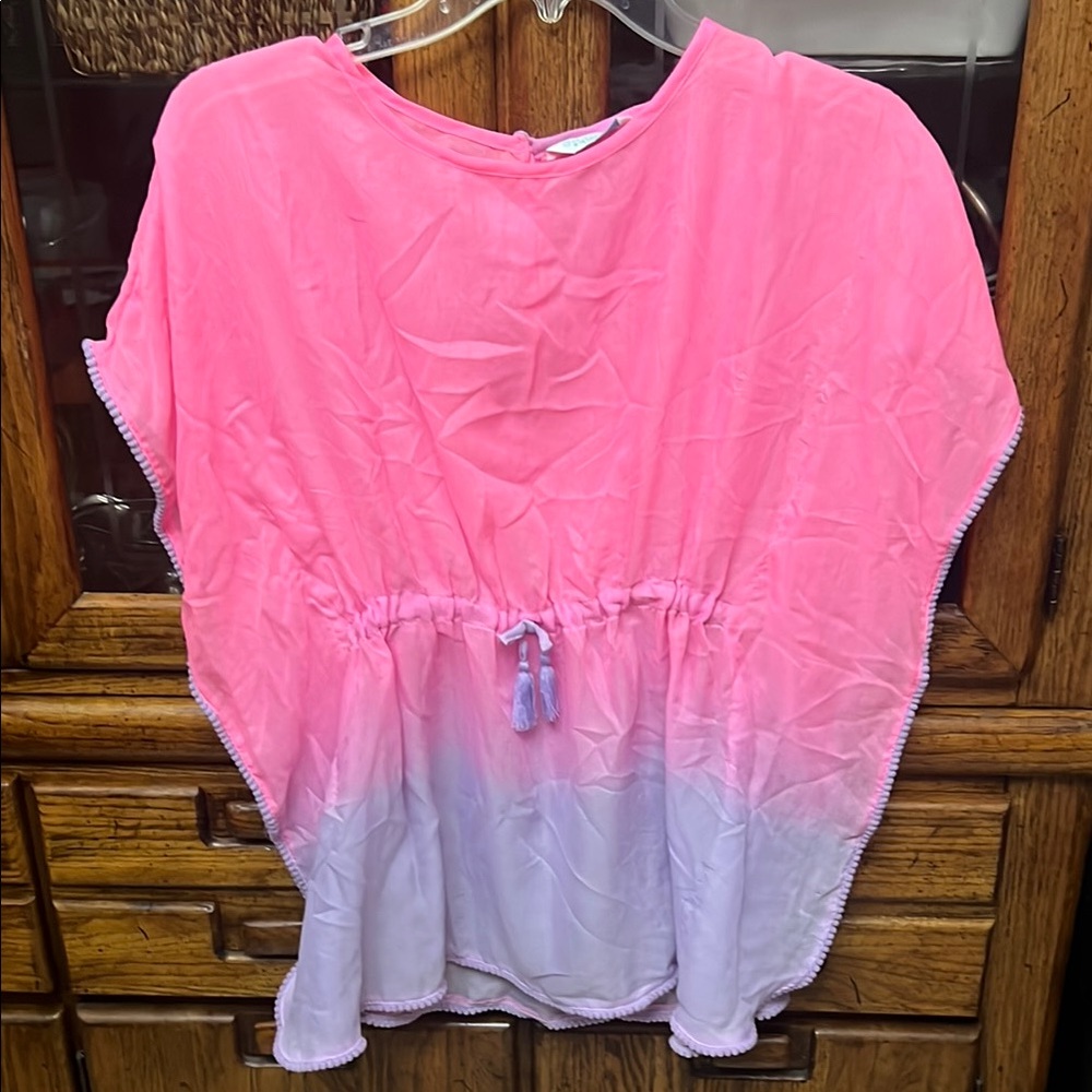 Girls swimsuit cover Pink and Purple